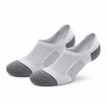 Sneakersocken 43-46 aus Textilstrick Hellgrau Dunkelgrau atmungsaktiv für Alltag und Sport