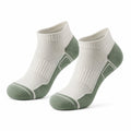 Sportsocken Größe 39-42 aus Textil in Weiß Grün atmungsaktiv