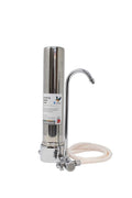 DOULTON Wasserhahnfilter, Schwarz, 10' Chrom-Arbeitsplatten-Systeme mit Biotect Ultra, Reduziert Schadstoffe, Chrom-Oberfläche