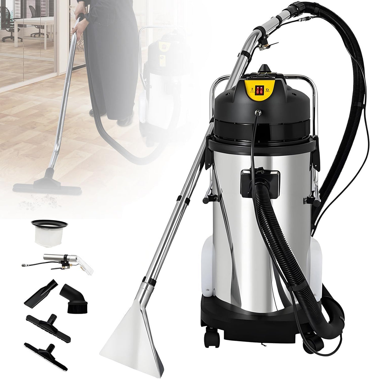 Sofa MLYYYDSS, 30 l (7,93 gal), 40 l (11 gal), 60 l (15,85 gal), 30 L, Edelstahl, Kunststoff, Schwarz