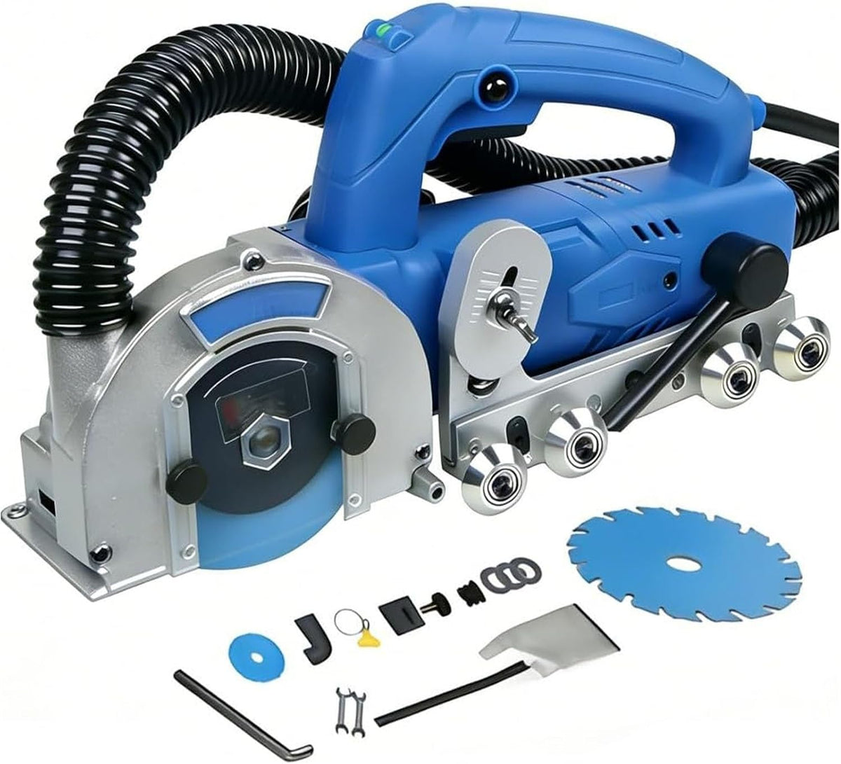 Himopuer Staubsauger, 1200 W, Schwarz, elektrische Haushalts-Fliesenfugen-Reinigungsmaschine, 9000 U/min Fliesenfugenreiniger