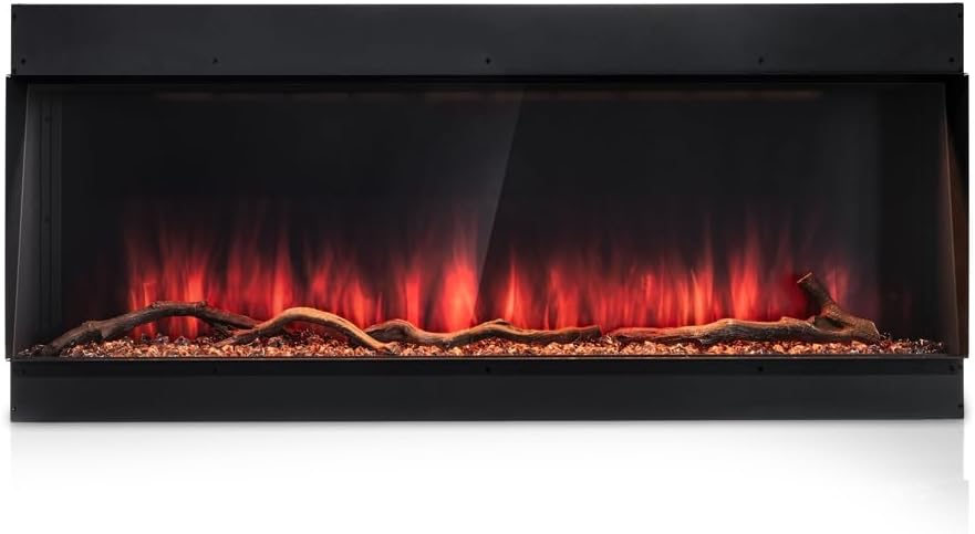 Termofol Elektrokamin, 105x46x17,9 cm, 1500 W, Schwarz, TF-EF-1S - Kamin Elektrisch - Heizung Elektrisch