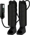 FahQuintuple Fußmassagegeräte, Schwarz, Beinmassagegerät Lymphdrainage Gerät Recovery Boots, Pressotherapie Massagegerät Beine für Lindert Müde Beine