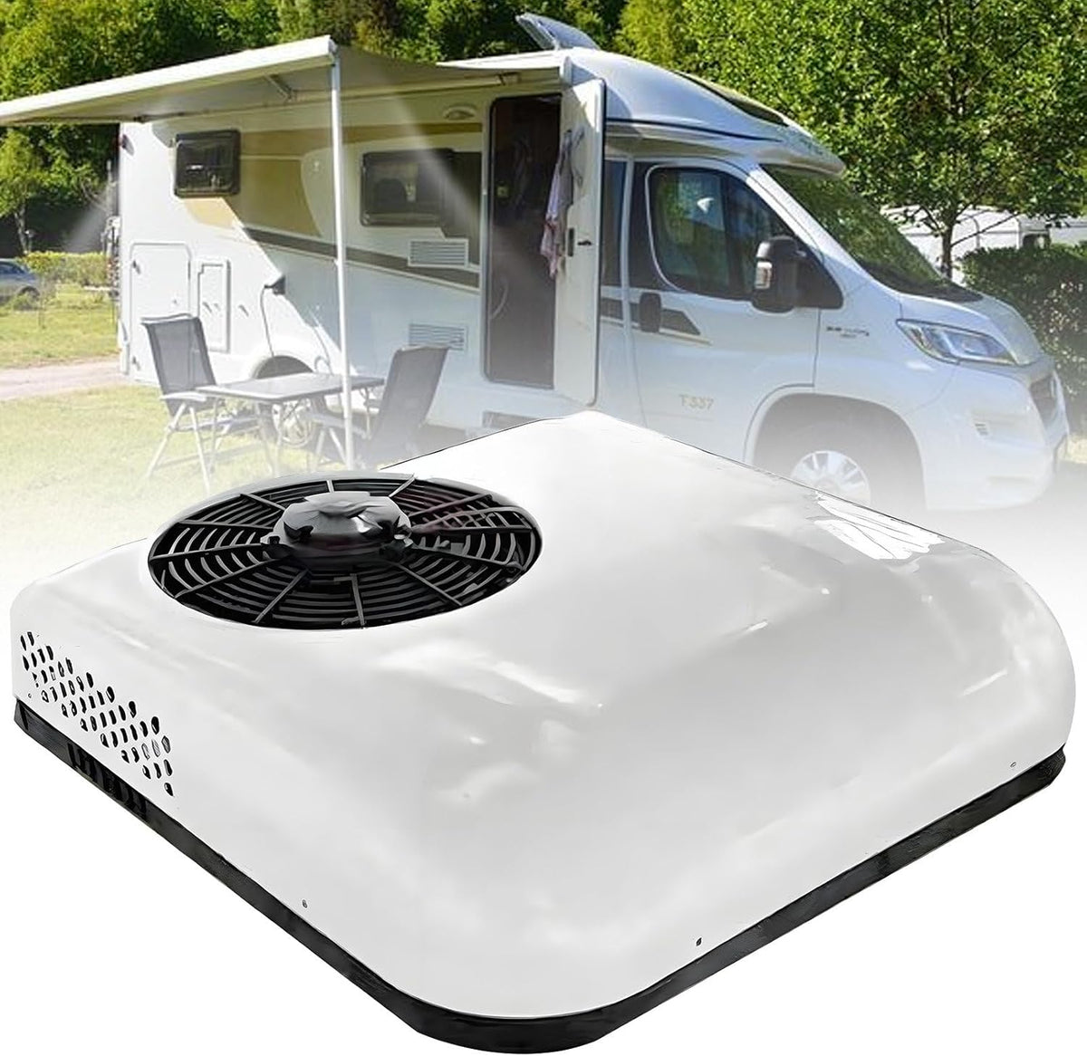 12v/24v Mobiles Klimagerät, 850w, 12v, 24v, Weiß, Dachklimaanlage Für Wohnmobile