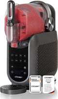 Cloer Eismaschine, 2,5 l, 200 W, Schwarz, 9960 Slush Eis Maschine mit Volumen, 6 Programmen und 12h Kühldauer, Frozen Cocktails