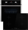 KKT KOLBE Backofen, 7000 W, 60 cm, 77 cm, Schwarz, Autarkes Herdset: Einbau BO8805SS + Induktionskochfeld