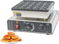 ZXZZAS Kuchenbackautomaten, 320 '340 * 180 mm, 850 W, 25 L, 900 W, Schwarz, Pfannkuchenmaschine öcher Dutch Poffertjes Grill Mini