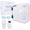 Nourished Bodynskin Gesichtsmasken & -kuren, Grau, Tragbare LED-Gesichtsmaske mit Nahinfrarot, Blaues und Rotes LED-Licht