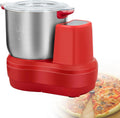 Xjymposium Piemaker, 10 l, Silber, Elektrischer Automatischer Kleiner Spiralkneter, 10-Liter-Teigknetmaschine Aus Edelstahl FüR Pizza Und Brot