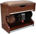 YANYUESHOP Schuhputzsets, 50 x 23 x 42 cm, Holz, Braun, Schuhputzmaschine Automatische Induktions-Schuhputzmaschine