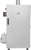 Borniak Mini-Öfen, 150 Liter, 20 kg, Schwarz, 150 SIMPLE Räucherofen mit Steuerpanel bis 120°C, Kapazität, 7 Ebenen für bis zu Fleisch