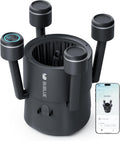 BUBLUE Poolroboter, Schwarz, BuVortex V5 Pool Skimmer Roboter, Akku mit App-Steuerung, 5-Liter-Filter, Zwei Reinigungsmodi