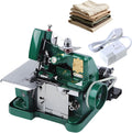 Ymnogjie Overlock-Nähmaschinen, Grün, Industrielle Overlock Nähmaschine, 3 Faden Overlock Nähmaschine, Einstellbare Stichlänge