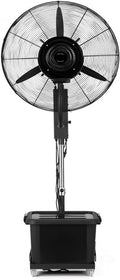 Sprühnebel Standventilatoren, 40 L, Weiß, mit Tank 90° Oszillation Ventilator Outdoor Industrieller, Restaurant Im Freien