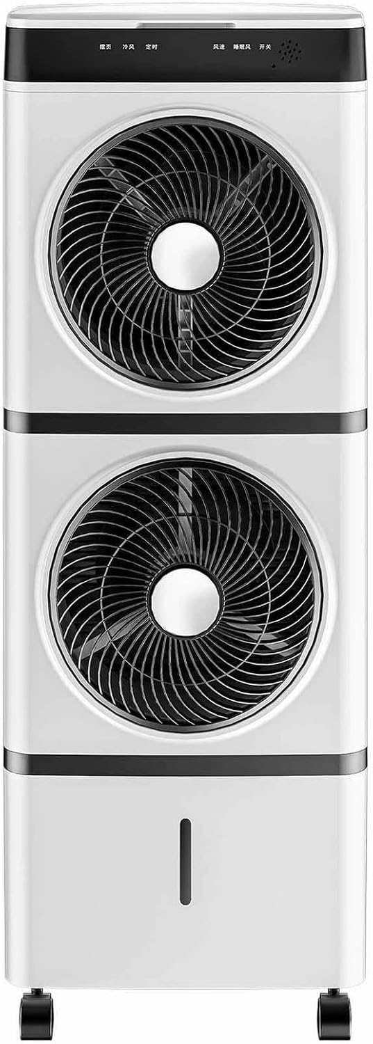 Portable Mobiles Klimagerät, Weiß, Verdunstungskühler, tragbare Klimaanlagen, Kühlventilator mit Fernbedienung