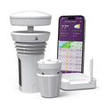 WeatherFlow Wetterstationen, Schwarz, Tempest Wettersystem mit integriertem Windmesser, Regenmesser, genaue Wettervorhersagen
