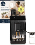Wilfa Kaffeevollautomat, 1,5 L, Schwarz/Silber, Volo Automatic I Kompakter Vollautomat mit Milchsystem &, Double Shot & 2-Tassen-Funktion I Espresso