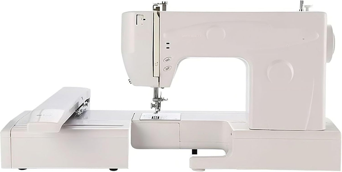 Näh Stickmaschinen, 24 x 13,5 cm, 10 x 12 cm, 720 W, Grau, 500 Stiche/min, automatische mit LED-Licht, kleine maschine