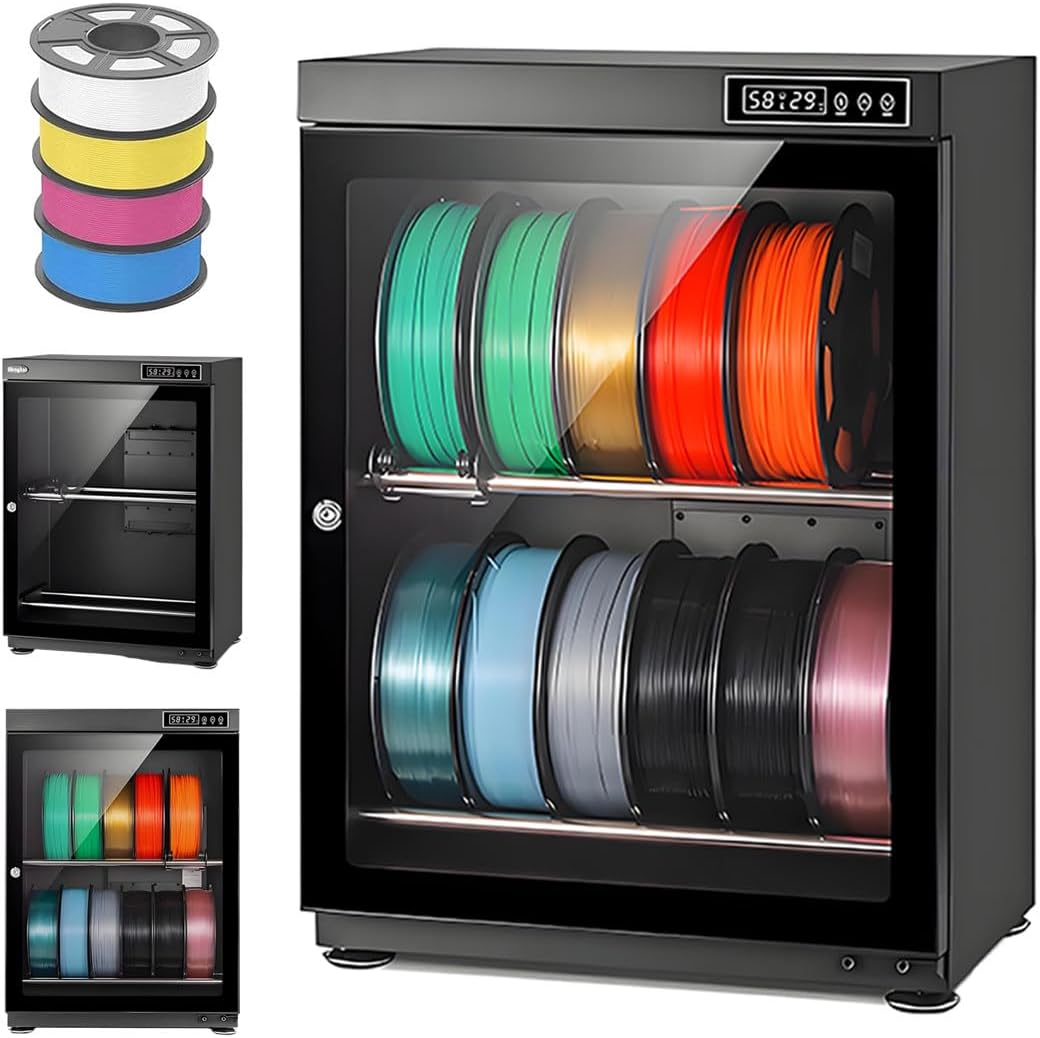 QianCruxtacy Kamera, 100 L, 70 L, Grau, Professioneller Elektronischer Trockenschrank /, Digitale Steuerung, LED-Leuchten