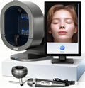 DJFYVAEIO, Schwarz, 3D-Hautanalysegerät, Digital Moisture Analyzer, 6'-Hautbildanalysator, Mit Erfassungsgriff