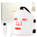 umitec Gesichtsmasken & -kuren, Weiß, LED Maske Gesicht, Rotlicht Maske Gesicht, Vier Modi, drei Ebenen, Blaues Licht