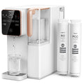 TOKIT Monitor, Schwarz, T1 Auftisch Umkehrosmose Wasserfilter, 9-Stufiges RO-System mit TDS-, 3:1 Slimline Entkalkungsanlage für die Küche