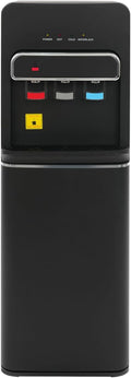 ROGONPDK Kühler & Wasserspender, 32 × 31 × 96 cm/12,6 × 12,2 × 37,8 Zoll, PVC, Schwarz