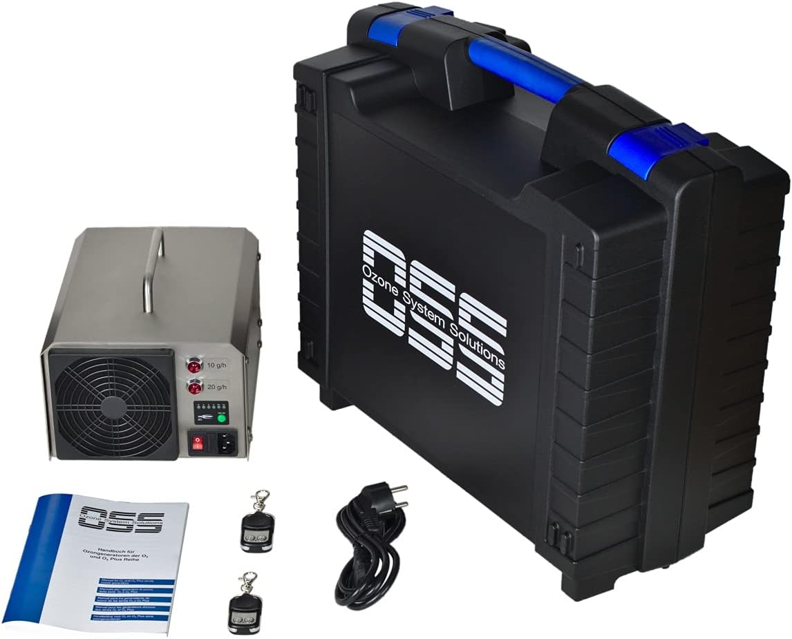 OSS Ozone System Solutions Powerstation, Schwarz, Thirty O³ Plus UV Ozongenerator inkl. Koffer