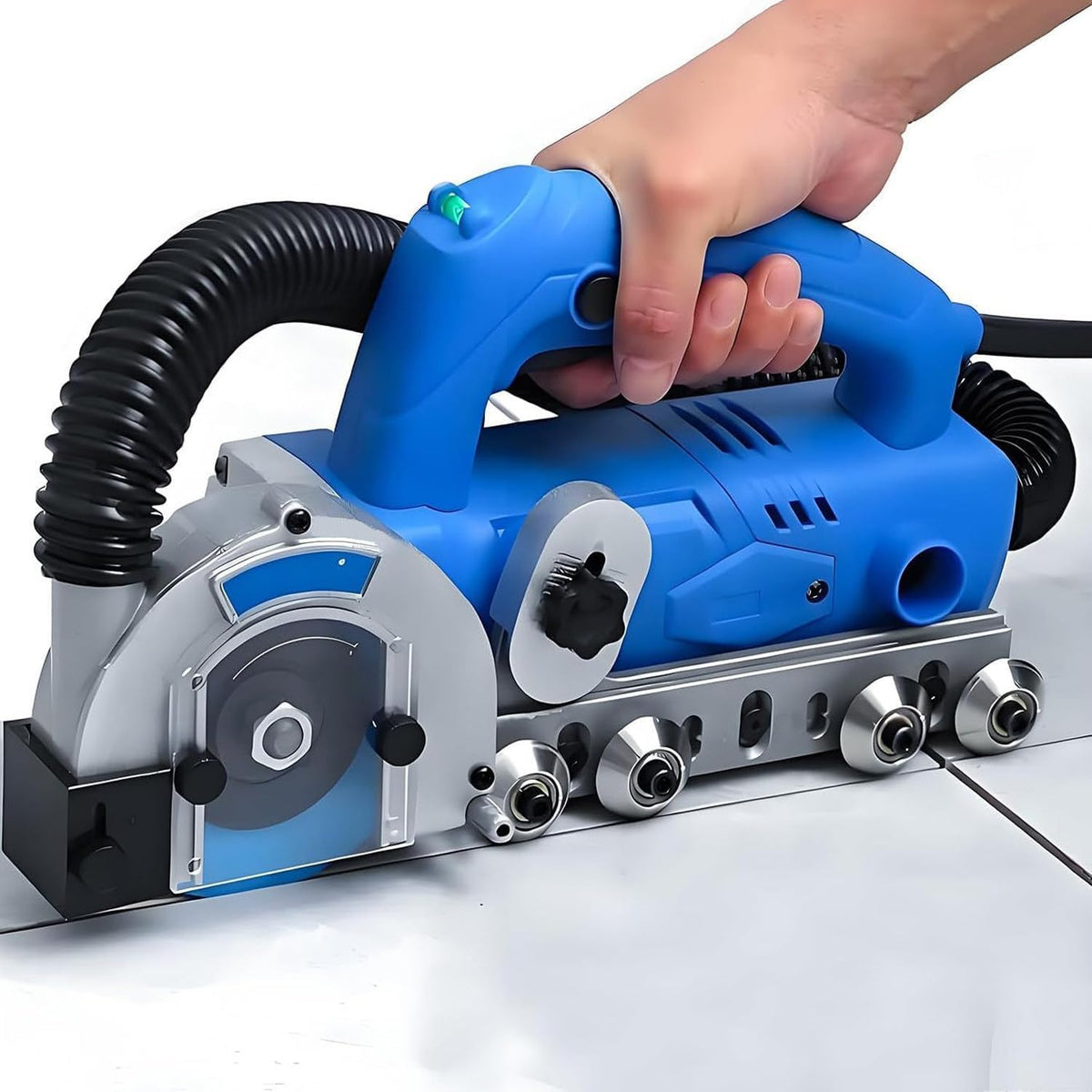 DPLXQPP Staubsauger, 1200 W, Schwarz, Elektrisches Fugenreinigungsgerät Mit Leistung, 9000 U/Min Motor, Einstellbarer Reinigungstiefe