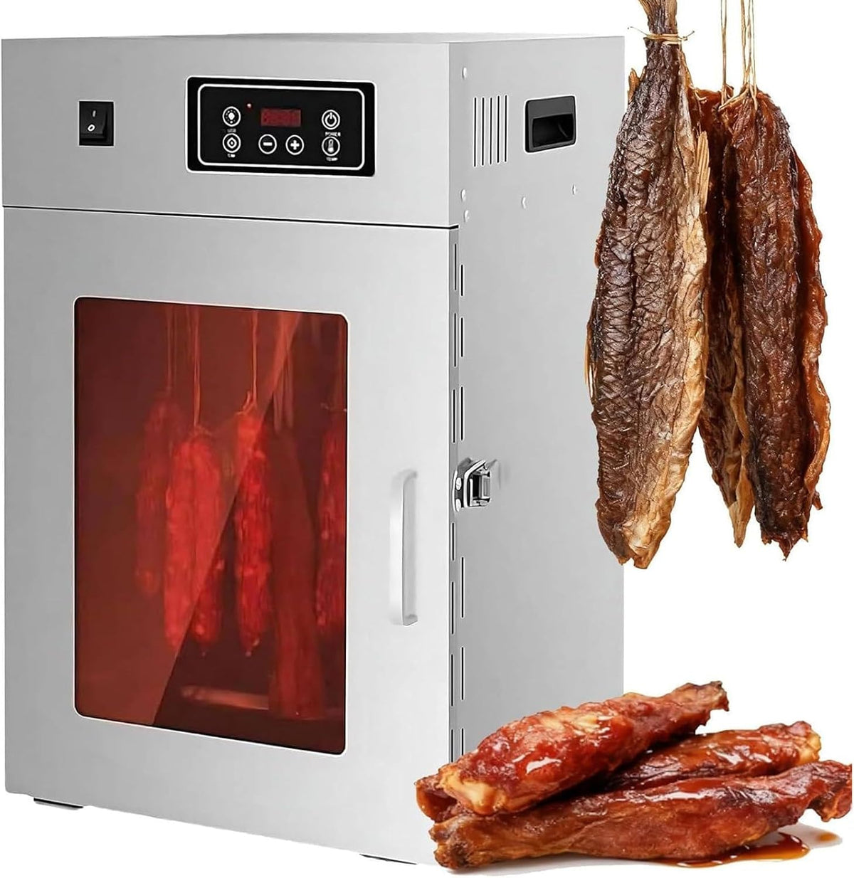 ZenSeFarin Wäschetrockner, 800 W, 7,5Kg, 15Kg, Edelstahl, Silber, Gewerblicher Elektrischer DöRrautomat, Temperaturregelung 30-90°C
