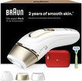 Braun Systeme, Braun/Weiß/Gold, IPL Geräte Haarentfernung Silk·expert Pro 5, PL5262, Alternative Laser Haarentfernung für Zuhause