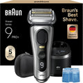 Braun Elektrorasierer, Braun/Silber, Rasierer Herren Elektrisch Series 9 Pro+, 9567cc, Silber, 5+1 Scherkopfelemente