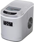 yixinzi-2024 Eismaschine, 9,5' L x 14,1' T x 12,9' H, 27 Pfund in 24 Stunden, Silber
