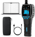 Therm La Mode Innenraum-Luftqualitätsmessgeräte, Schwarz, CF-60 PP Professioneller Luftqualität Messgerät mit, Tragbarer 16-in-1-Detektor für AQI