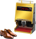 Lissontine Schuhreiniger, 100 W, Edelstahl, Schwarz, Elektrische Schuhputzmaschine Mit Induktionssensor, Freihändige Schuhpflege Für Zuhause