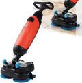 GerCxxly Bodenreinigung, 43 cm, Schwarz, Gewerbliche elektrische smaschine, Doppelbürstenkopf, breite Reinigungsfläche