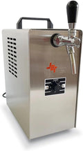 ich-zapfe.de Kompressor, 40 Liter, Schwarz, Komplett-Set Bierzapfanlage Jet 30 1-leitig Trockenkühler