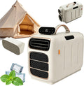 GerCxxly Klimaanlage, Kühlen 420 W / Heizen 800 W, Weiß, Für Campingzelt, Tragbares Zelt-Klimagerät Mit Kühl Heizfunktion Cool+Heat