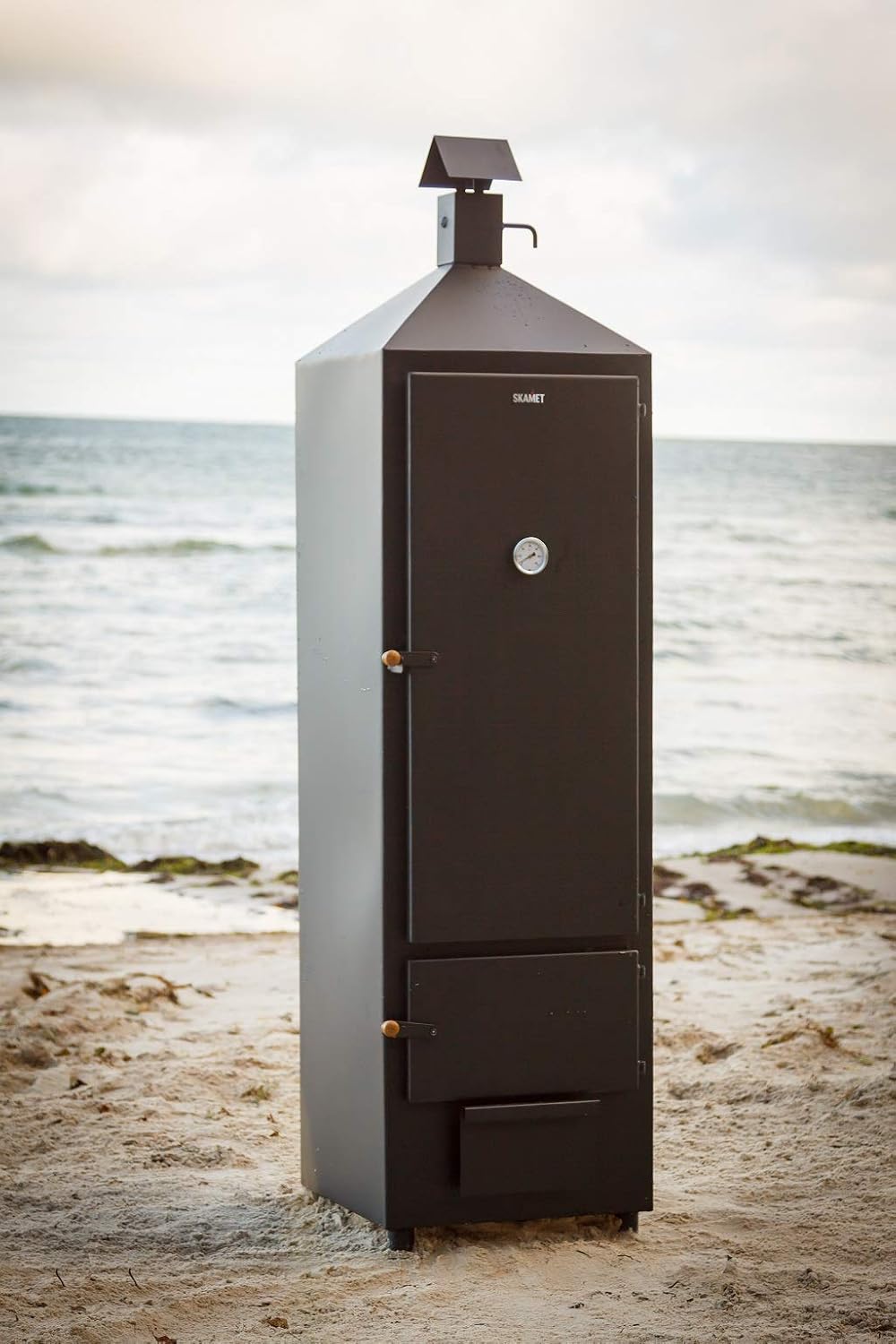 SMOKI Räuchertechnik Pizzaofen, 150x50x50 cm, Schwarz, Profiräucherofen