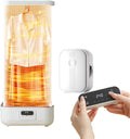 Automatisches Dampfglätter, 900 W, Weiß, Kabelloses Vertikal-Dampfbügeleisen Mit Trocknungs- Und, Integrierter Aromabox
