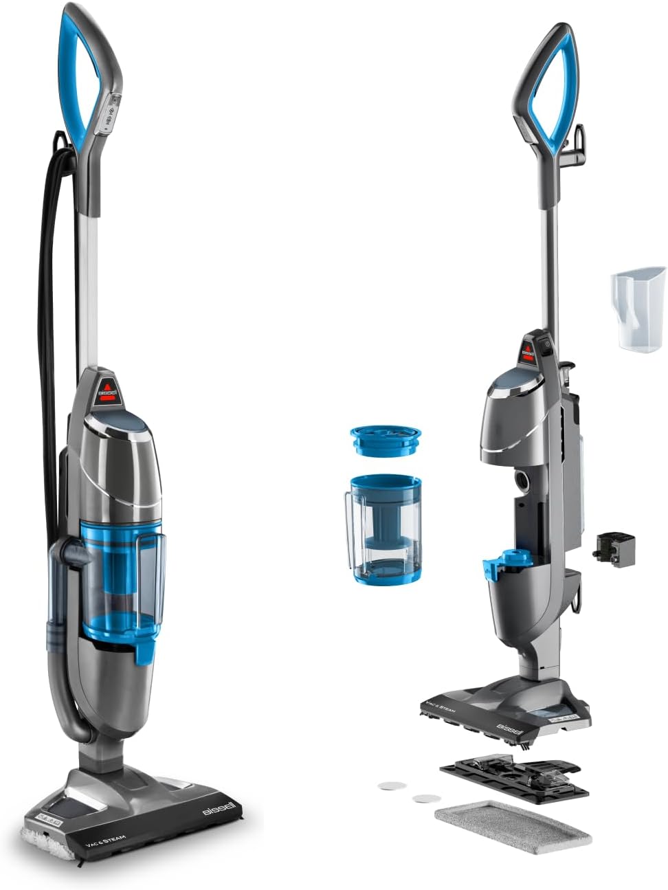 Bissell Staubsauger, Schwarz, Vac & Steam 2-in-1 Dampfreiniger & 4266N