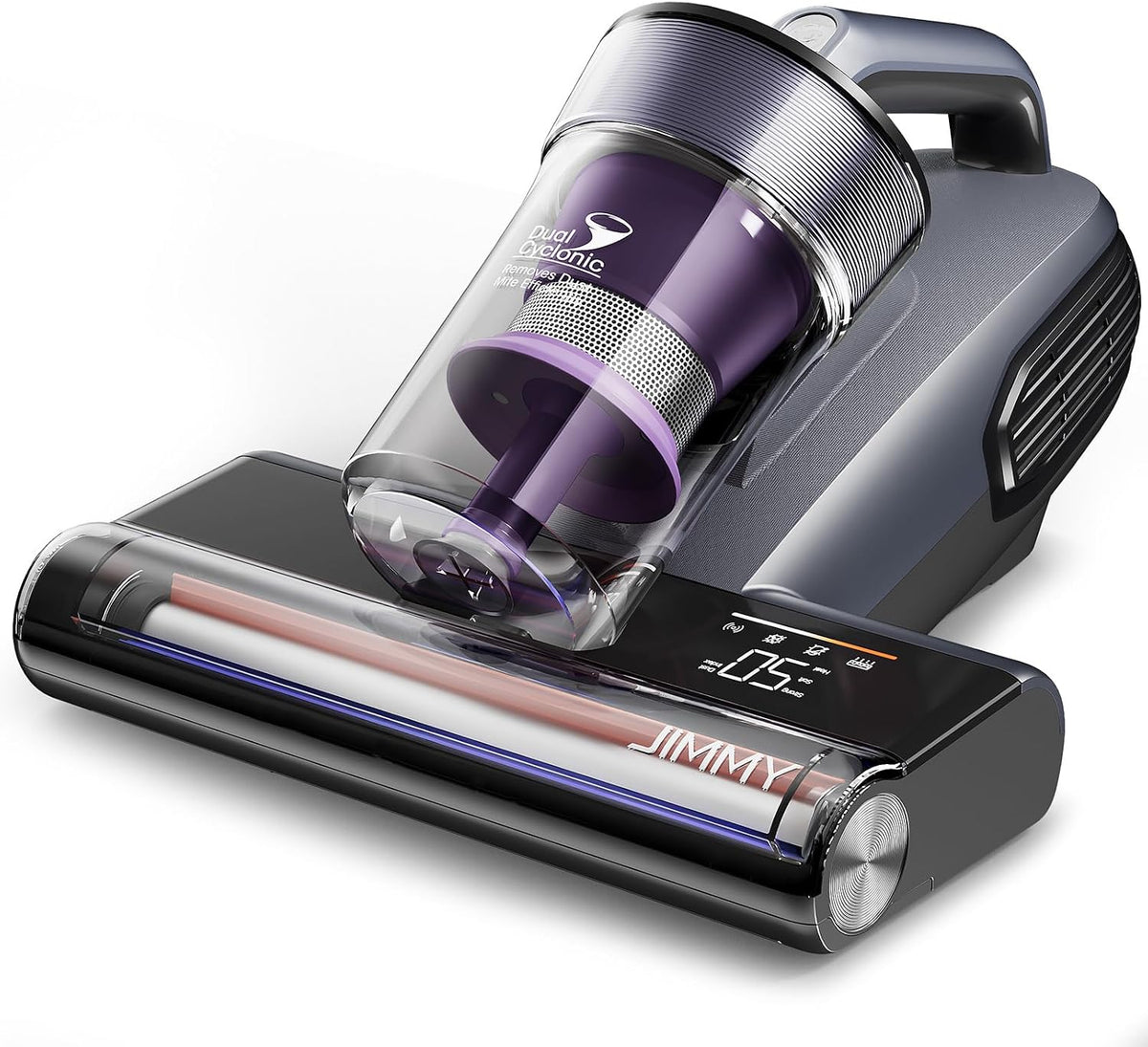 Sofa Jimmy, 600 W, Violett, BX8 Milbensauger für Matratzen, Matratzensauger mit UV-Licht, 65℃ Heißluft, Staubsensor