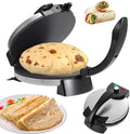 Generisch Quesadilla-Maker, Schwarz, Elektrischer Roti Maker Mit Doppelseitiger Heizung Und, Tortillas, Pfannkuchen Und Crêpes
