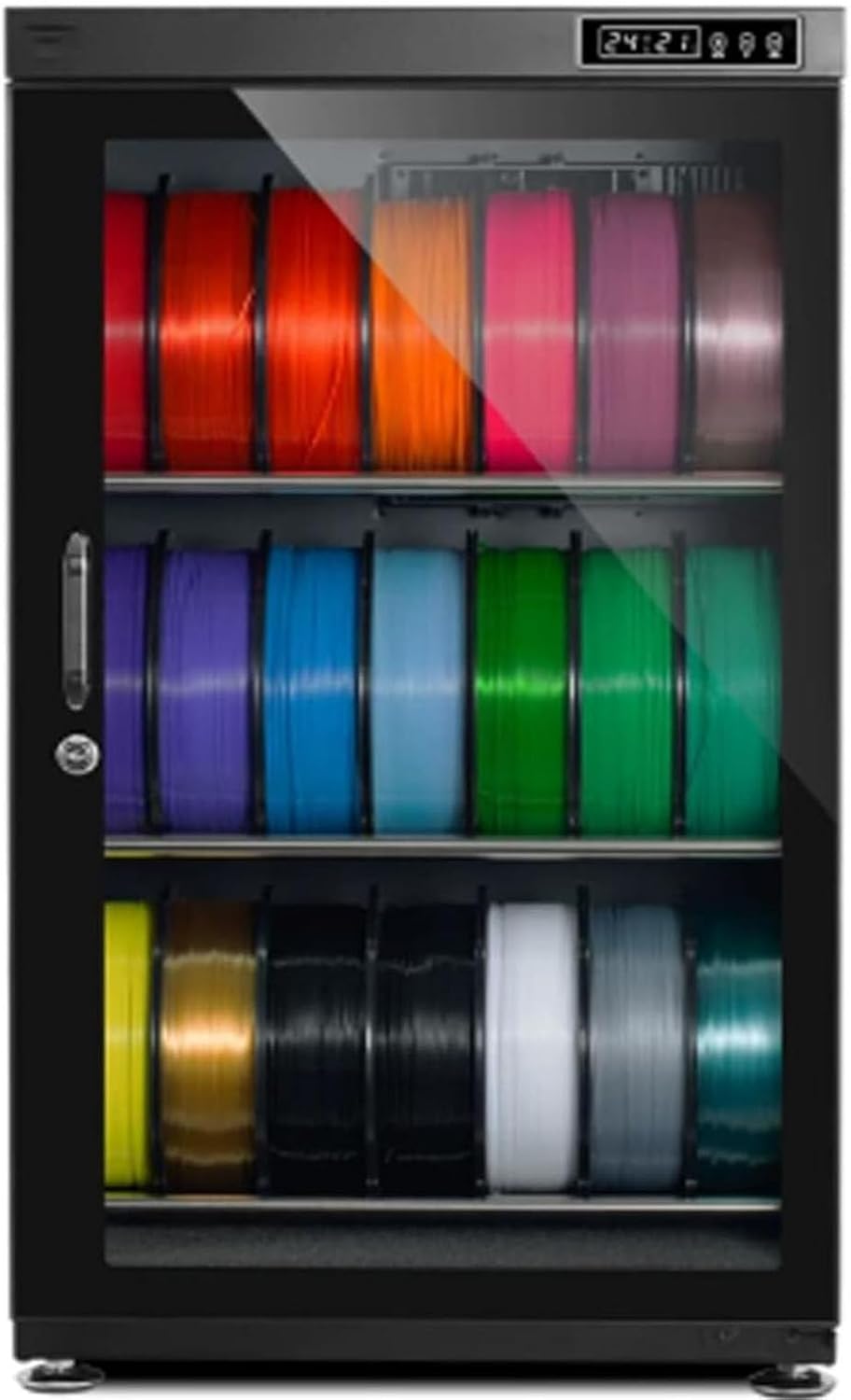 PixCy Luftentfeuchter, 1 Kg, 115 L, Weiß, Trockenschrank Für 3D-Druckfilament, Aufbewahrungsschrank Mit, Fasst 10