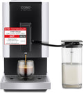 Caso Kaffeevollautomat, Schwarz/Silber, Café Crema Touch, inkl. Schlauch und Milchtank