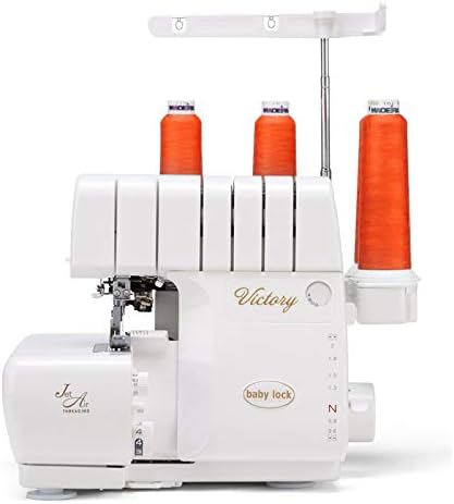 Baby Lock Overlock-Nähmaschinen, Schwarz, Victory Over maschine mit Jet-Air™-Threading-System, unkompliziert und komfortabel in der Bedienung