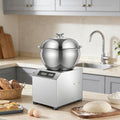 HCAUYNN Knet- & Rührmaschinen, 1800 W, 1800 W, 5 kg, Edelstahl 304, Schwarz, Elektrische Teigmaschine, Teigknetmaschine mit beheiztem Gärraum