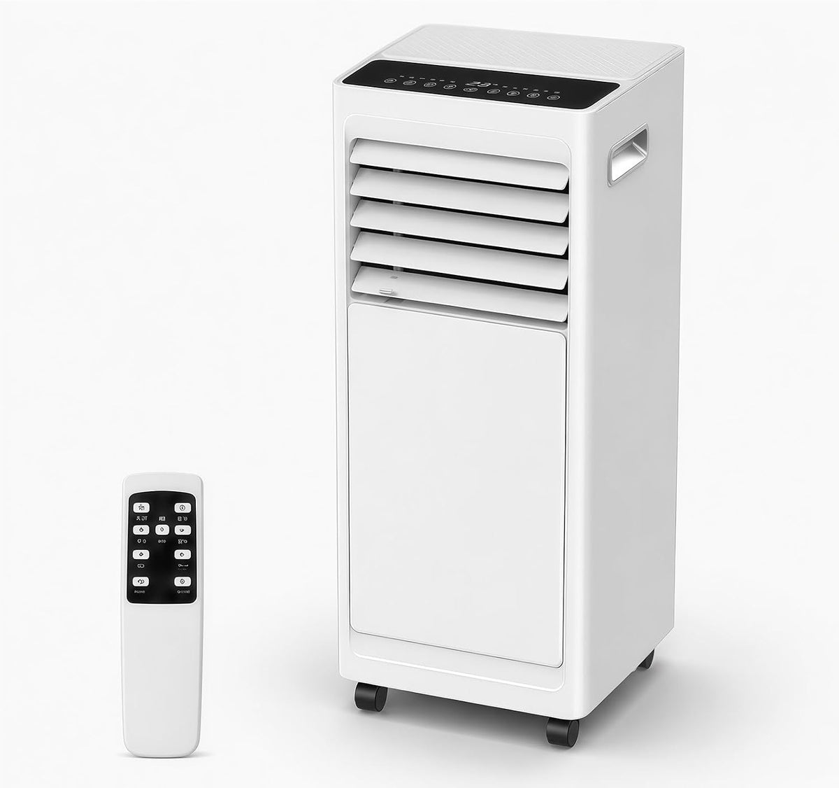 JIYINGHUI Klimaanlage, 1000 W, 301 m, Weiß, Mobile 9000 BTU, 3 in 1 Kühlung Entfeuchtung Ventilation, 24 Stunden Timer