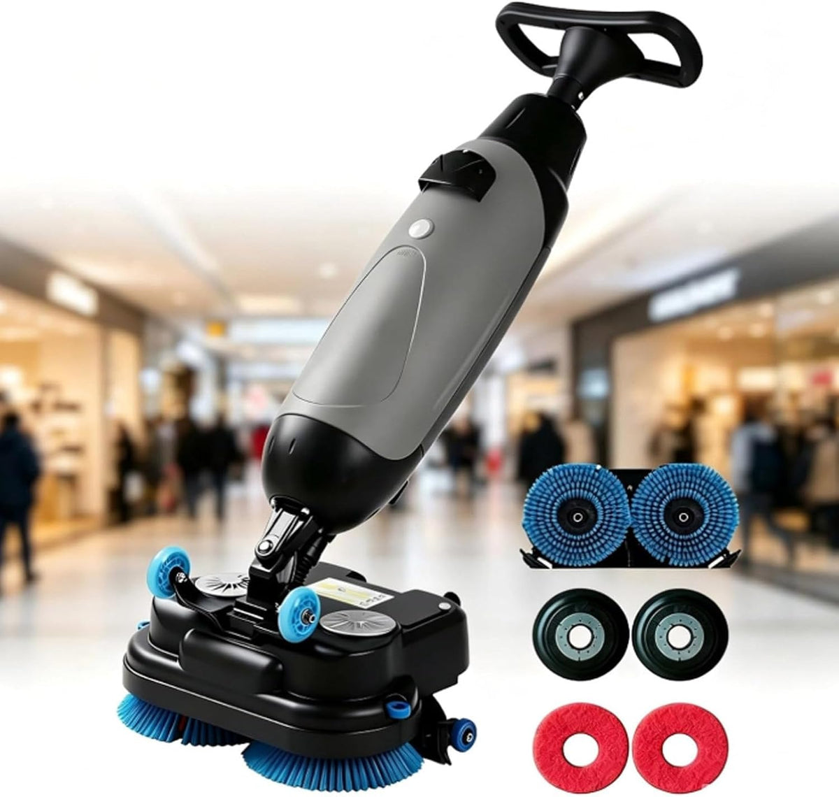 Hydravex Staubsauger, 43 cm, 4,5 l, 7,5 l, Grau, Aufsitz-Scheuersaugmaschine, Gewerbe-Scheuersaugmaschine, Arbeitsbreite