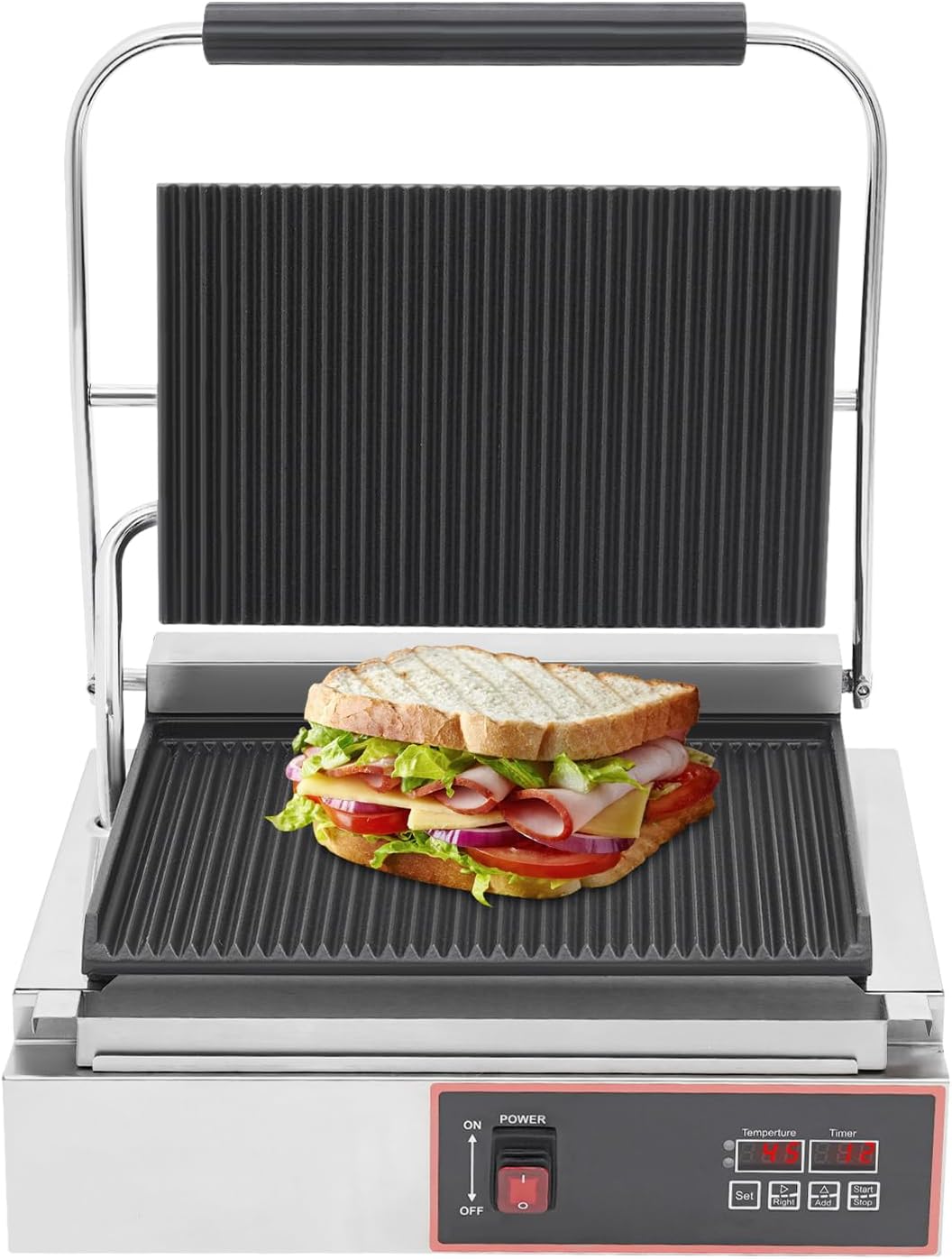 Gaabungky Elektrische Tischgrills, 43×37×19CM, 2200 W, 2200 W, Edelstahl 201, Eisen, Bakelit, Schwarz